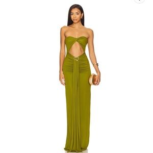 Farrah Gown in Pear Green